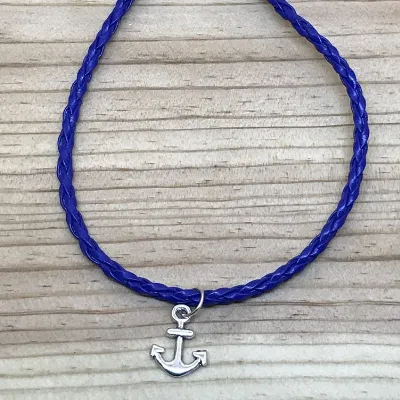 Blue Anchor Bracelet (445) 1