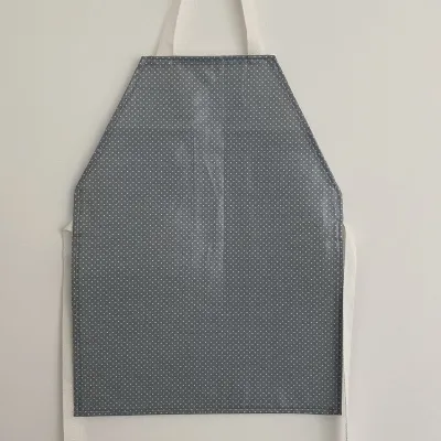 Children’s Grey Spotty Apron (035) 1