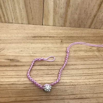 Children’s Macrame Bead Bracelet (107) 1