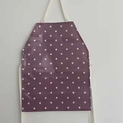 Children’s Purple Spotty Apron (031) 1