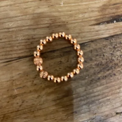 Copper Bead Ring (621) 1