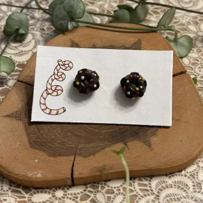 Cute Doughnut Stud Earrings 2