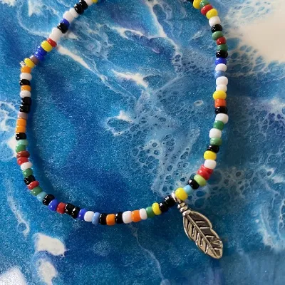 Feather Rainbow Bracelet (466) 1