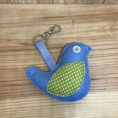 Felt Bird Keyring (133) 1