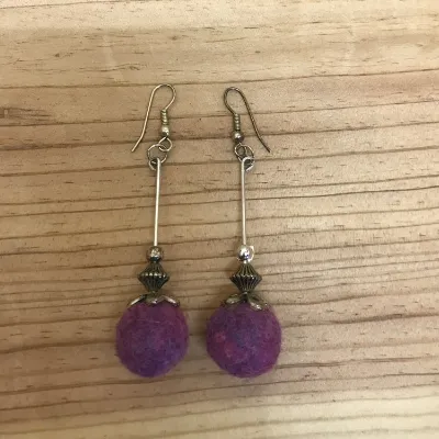 Felt Earrings (336) 1