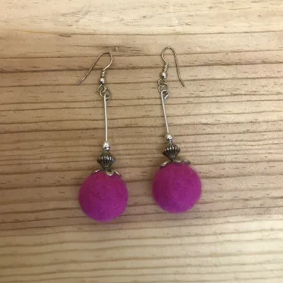 Felt Earrings (343) 2