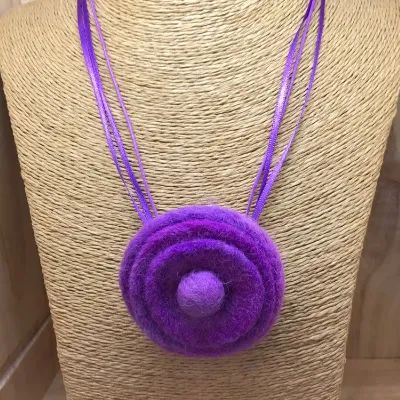 Felt Necklace (237) 1