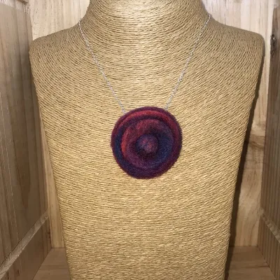 Felt Necklace (278) 1