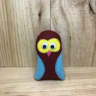 Felt Owl Pincushion (084) 1