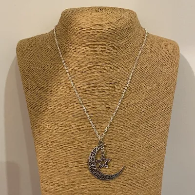 Moon And Star Necklace (619) 1