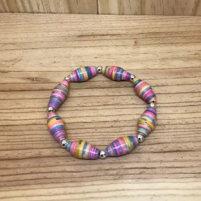 Paper Bead Bracelet (199) 1