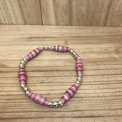 Paper Bead Bracelet (207) 1