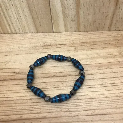 Paper Bead Bracelet (211) 1