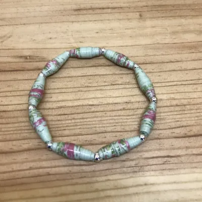 Paper Bead Bracelet (224) 1