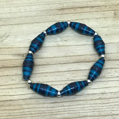 Paper Bead Bracelet (231) 1