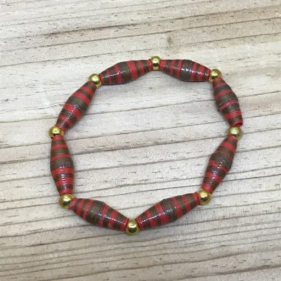 Paper Bead Bracelet (232) 1