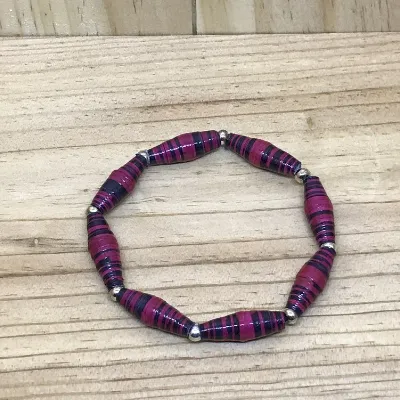 Paper Bead Bracelet (233) 1