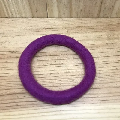 Pink Felt Bracelet (427) 1