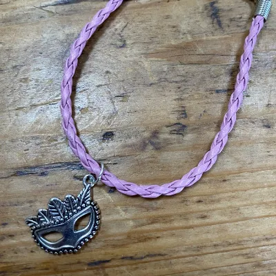 Pink Mask Bracelet (581) 1