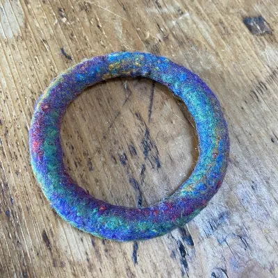 Rainbow Felt Bangle (562) 1