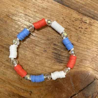 Red, White And Blue Bracelet (519) 1