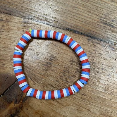 Red, White And Blue Bracelet (596) 1