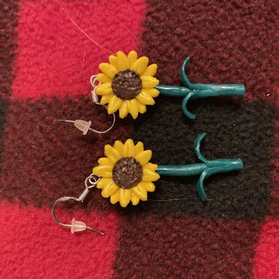 Fabulous Sunflower Earrings