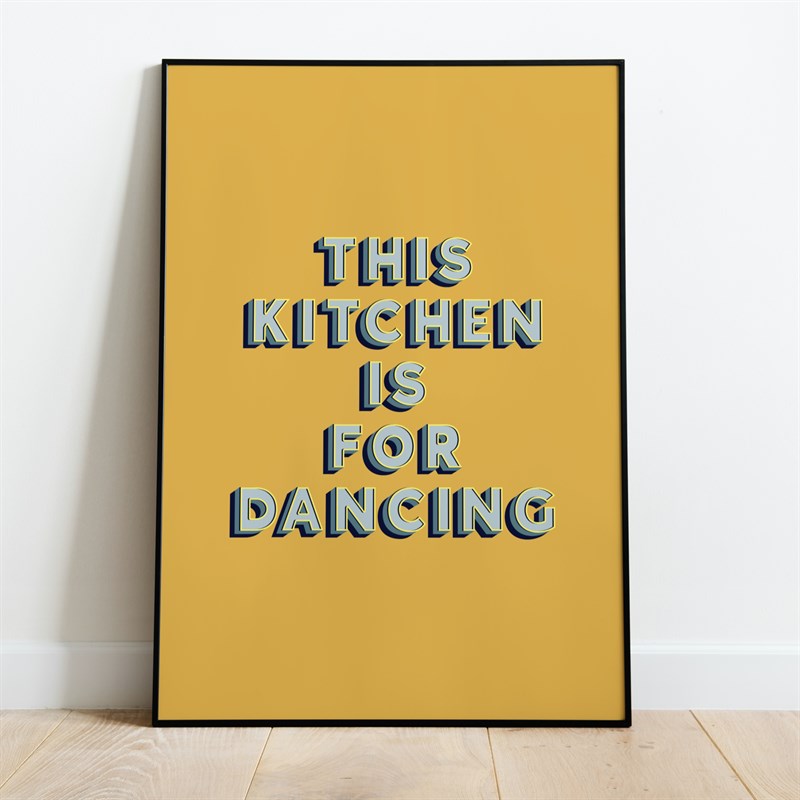 This Kitchen Is For Dancing Print By Paper Soul Design Small Market   This Kitchen Is For Dancing Print 15485 