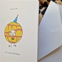 Birthday Card. Party Ring, Party on. Cut 3 gallery shot 11