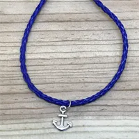 Blue Anchor Bracelet (445)