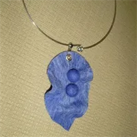 Blue Leaf Pendant (550)