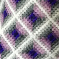 Boho 3d Bargello Needlepoint Cushion 2