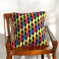 Bright Needlepoint Cushion