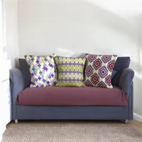 Contemporary Needlepoint Cushion 4