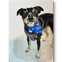 Custom Watercolour Pet Illustration 6