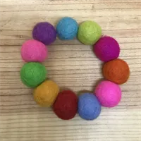 Felt Ball Bracelet (436)