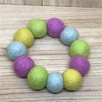 Felt Ball Bracelet (437)