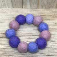 Felt Ball Bracelet (452)