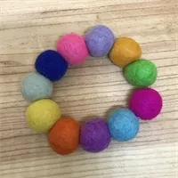 Felt Ball Bracelet (453)