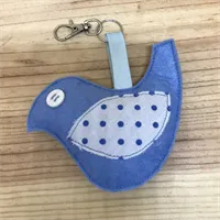 Felt Bird Keyring (132)