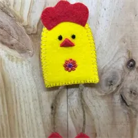 Felt Chicken Decoration (492)