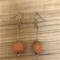 Lemon Seagull Earrings