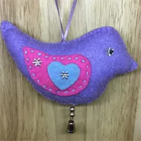 Felt Lilac Bird (489)