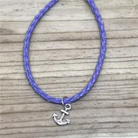 Lilac Anchor Bracelet (443)