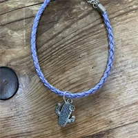 Lilac Cactus Bracelet (412)