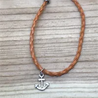 Orange Anchor Bracelet (446)