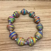 Paper Bead Bracelet (225)