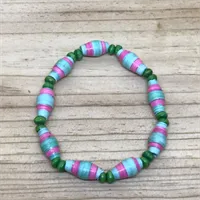 Paper Bead Bracelet (228)