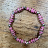 Paper Bead Bracelet (545)