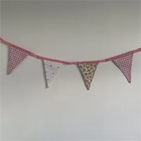 Pink Cotton Bunting (009)